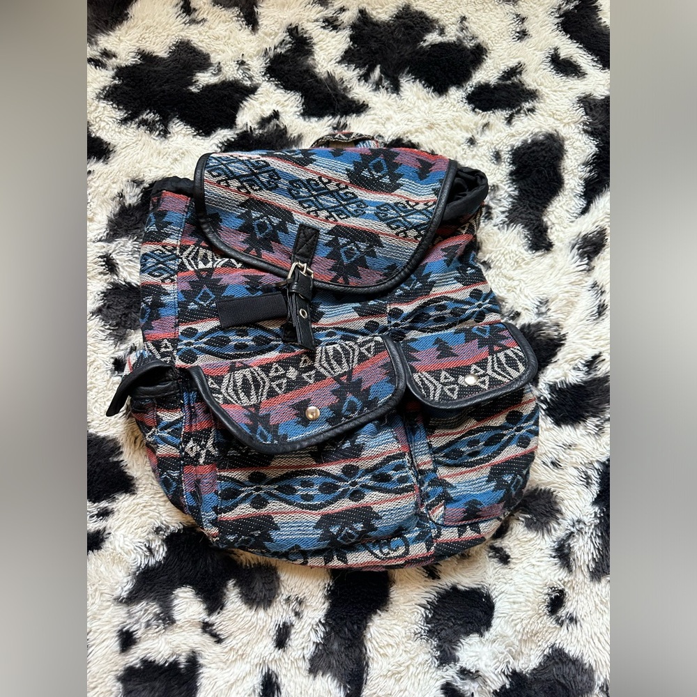 Deep multi pocket backpack